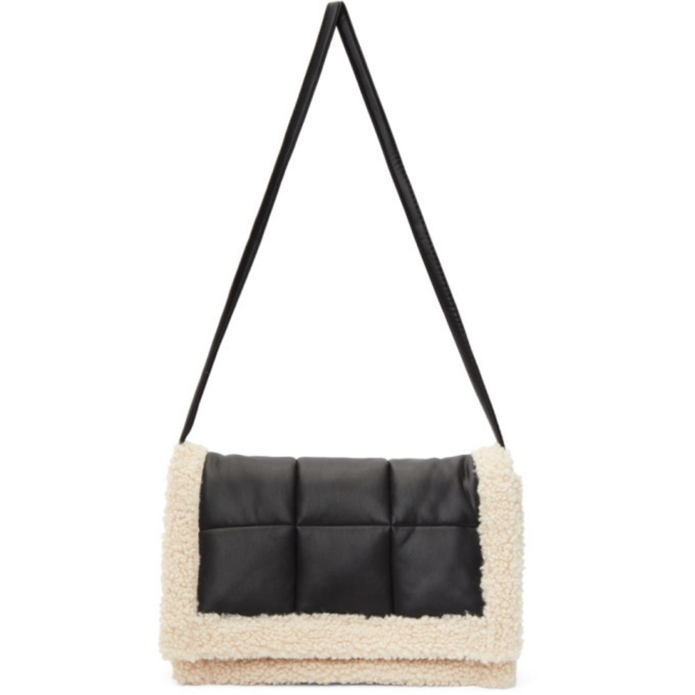 Stand Studio Vivienne Faux-Fur Quilt Clutch Bag